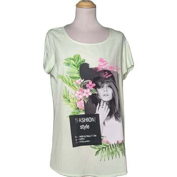 Vêtements Femme T-shirts & Polos Ms Mode top manches courtes  38 - T2 - M Vert Vert