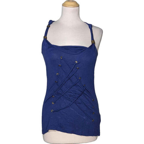 Vêtements Femme Débardeurs / T-shirts sans manche Morgan débardeur  38 - T2 - M Bleu Bleu