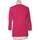Vêtements Femme T-shirts & Polos Camaieu top manches longues  38 - T2 - M Rose Rose