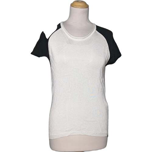Vêtements Femme T-shirts monochrome & Polos Morgan top manches courtes  38 - T2 - M Blanc Blanc