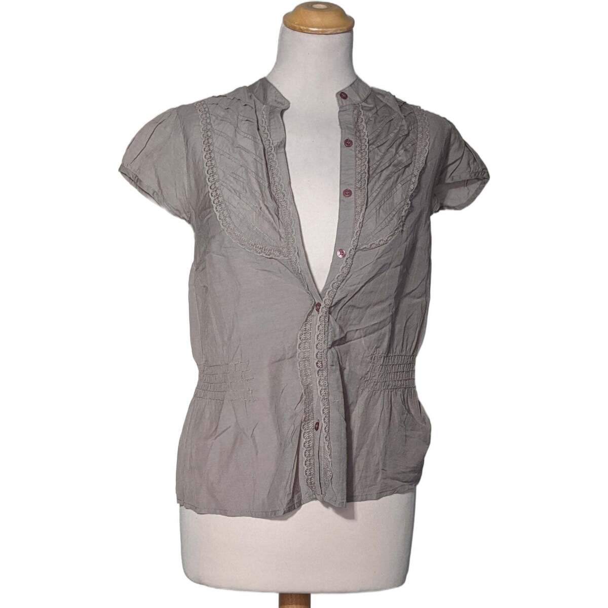 Vêtements Femme Chemises / Chemisiers Naf Naf chemise  34 - T0 - XS Gris Gris
