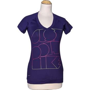 Vêtements Femme T-shirts & Polos Nike boots top manches courtes  36 - T1 - S Violet Violet