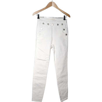 Vêtements Femme Pantalons Maje pantalon slim femme  36 - T1 - S Blanc Blanc