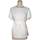 Vêtements Femme T-shirts & Polos 1964 Shoes top manches courtes  40 - T3 - L Blanc Blanc