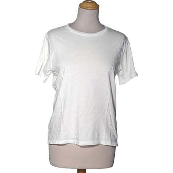 Vêtements Femme Tops / Blouses Sézane Top Manches Courtes Sézane 34 - T0 - Xs Blanc