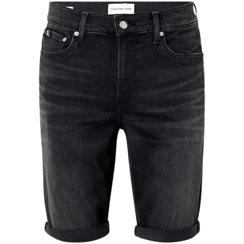 Vêtements Homme Shorts / Bermudas Tipping Calvin Klein Jeans Short en jean Homme  Ref 60616 noir Noir