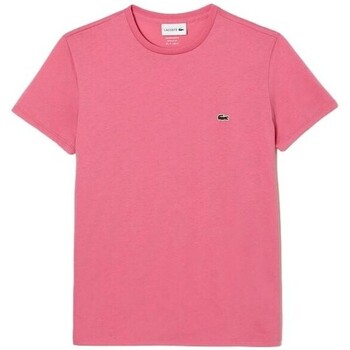 Vêtements Homme T-shirts manches courtes Lacoste CAMISETA HOMBRE   TH6709 Rose