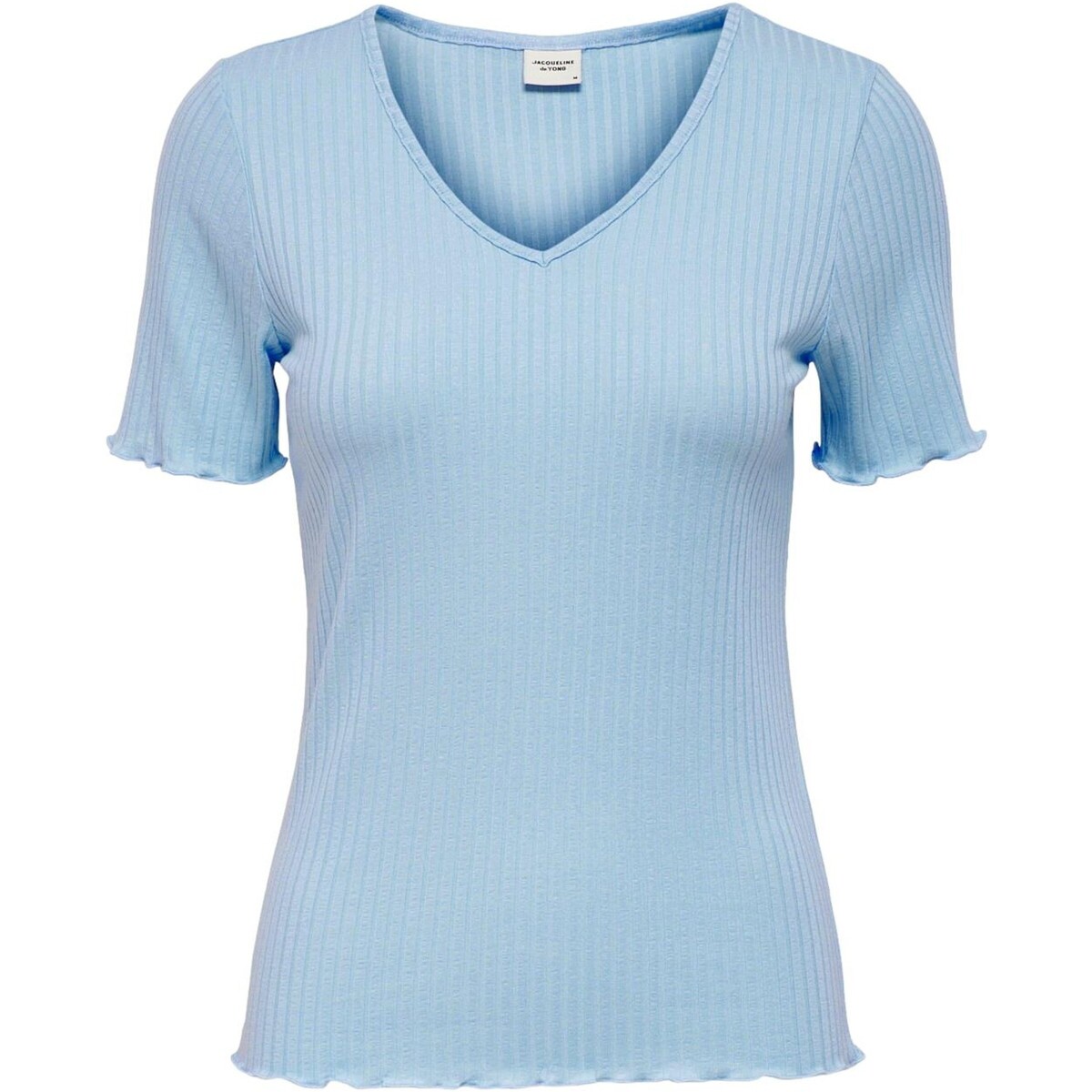 Vêtements Femme T-shirts manches courtes Jacqueline De Yong CAMISETA CANALE MUJER  15238718 Bleu