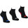 Sous-vêtements Homme Chaussettes Wilson Lot de 3 paires de chaussettes basses homme Lifestyle Noir