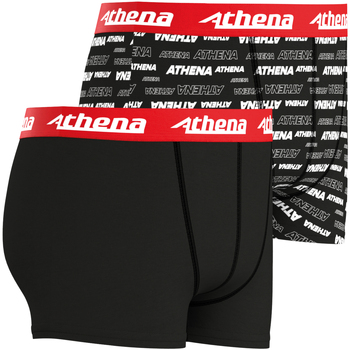 Athena Lot de 2 boxers garçon Sport Blanc