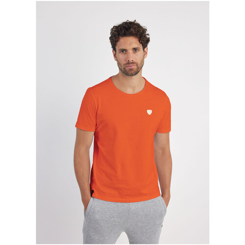 Vêtements Homme Plaids / jetés Redskins Tshirt manches courtes NATHEW ADEN Orange