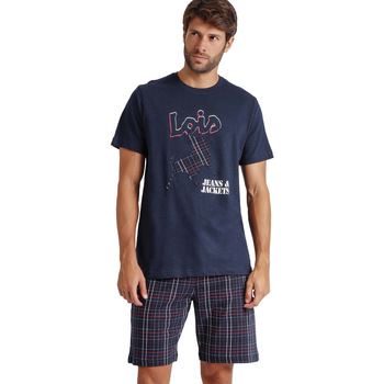 Vêtements Homme Pyjamas / Chemises de nuit Admas Pyjama short t-shirt JAndJ Lois Bleu