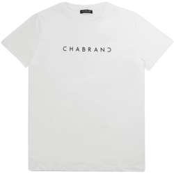 Vêtements Homme T-shirts & Polos Chabrand T shirt  Ref 60134 801 Blanc et noir Blanc