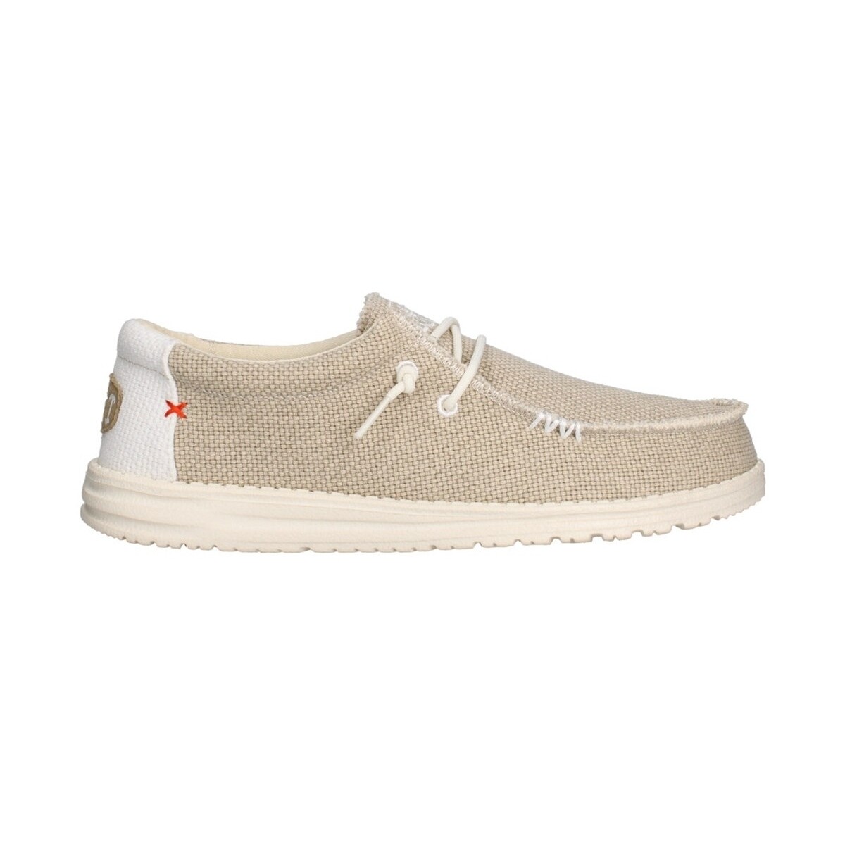 Chaussures Homme Mocassins HEY DUDE Wally Braided mocassin Homme Blanc cassé Blanc