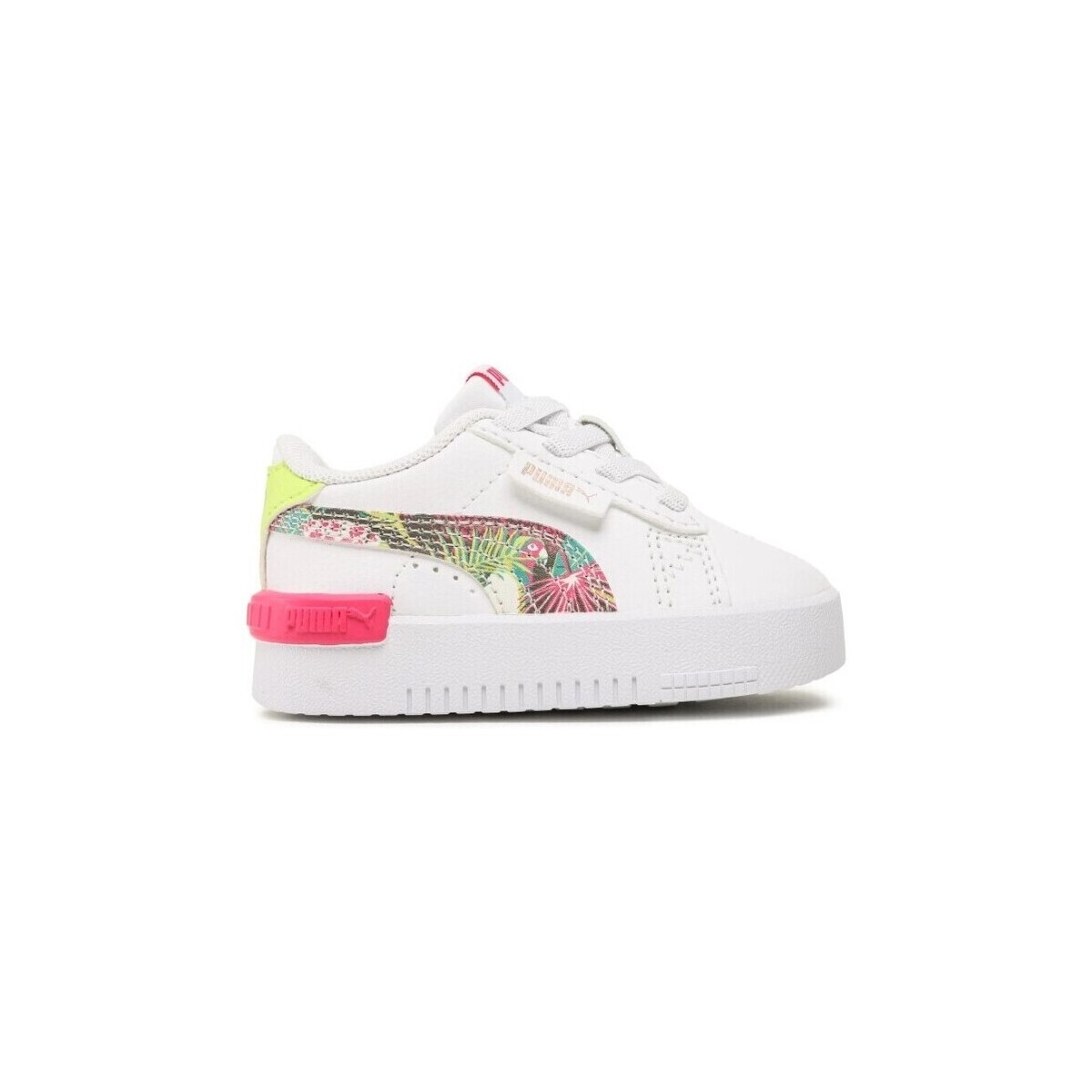 Chaussures Fille Baskets mode Puma BASKET JADA VACAY QUEEN BEBE - WHITE-LILY-PINK-BLACK-GOLD - 23 Noir