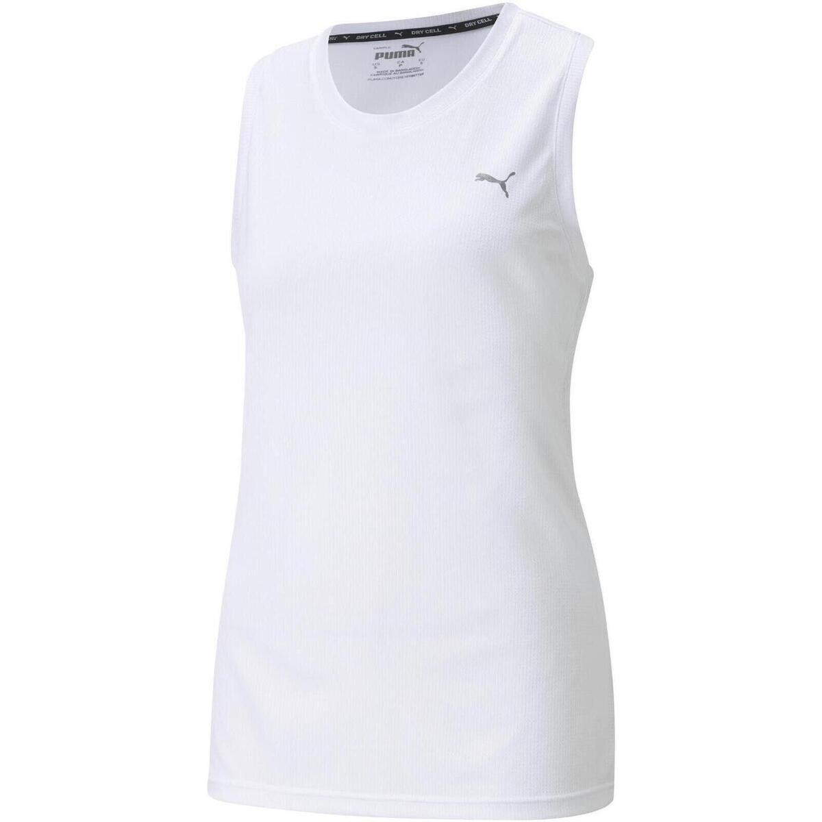 Vêtements Femme Débardeurs / T-shirts sans manche Puma Performance Tank Blanc