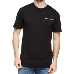 Vêtements Homme T-shirts manches courtes Tommy Jeans Clsc Linear Noir
