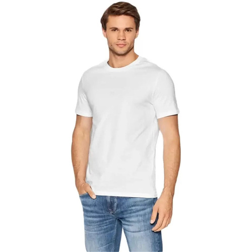 Vêtements Homme T-shirts manches courtes Guess authentic Blanc