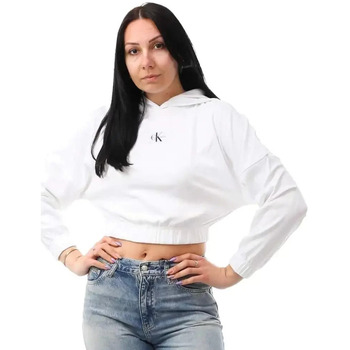 Vêtements Femme Sweats Calvin Klein Jeans Distressed maglia Blanc