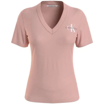 Vêtements Femme T-shirts manches courtes Calvin klein плавки-низ от купальника regular fit Rose