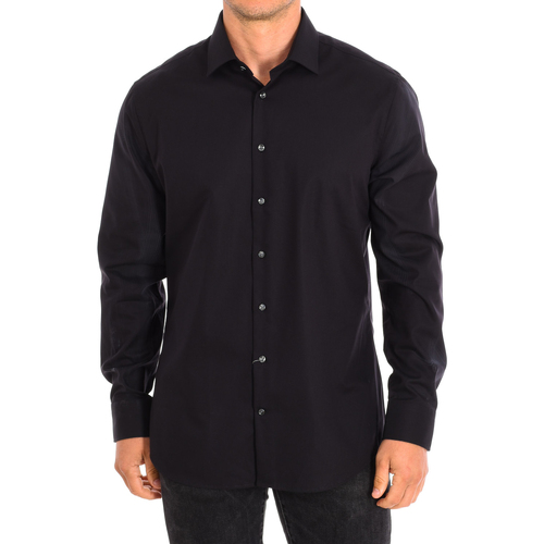 Vêtements Homme Chemises manches longues Seidensticker 021000-84 Noir