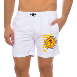 Vêtements Homme Maillots / Shorts de bain Bikkembergs BKK2MBM05-WHITE Blanc