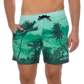 Vêtements Homme Maillots / Shorts de bain Bikkembergs BKK2MBM13-GREEN Vert