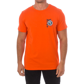Vêtements Homme T-shirts manches courtes Bikkembergs BKK2MTS02-ORANGE Orange