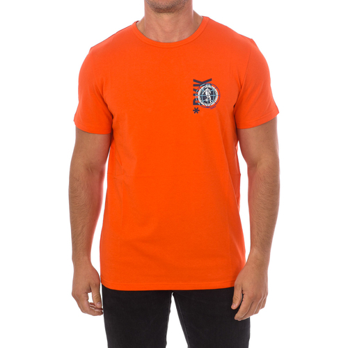 Vêtements Homme IZ-99 Sweatshirt mit Patch Schwarz Bikkembergs BKK2MTS02-ORANGE Orange