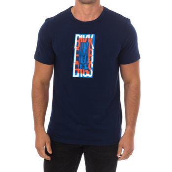 Vêtements Homme T-shirts manches courtes Bikkembergs BKK2MTS04-NAVY Bleu