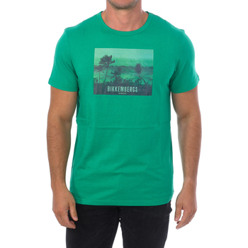 Vêtements Homme T-shirts manches courtes Bikkembergs BKK2MTS06-GREEN Vert