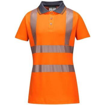 Vêtements Femme T-shirts 3-16yrs & Polos Portwest PW1114 Orange