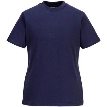 Vêtements Femme T-shirts manches longues Portwest  Bleu