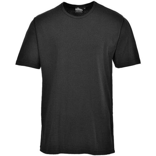 Vêtements Femme T-shirts Small manches courtes Portwest PW141 Noir