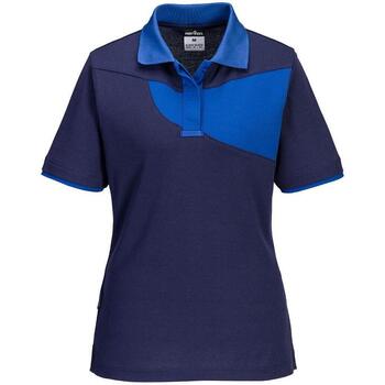 Vêtements Femme T-shirts Small & Polos Portwest PW2 Bleu