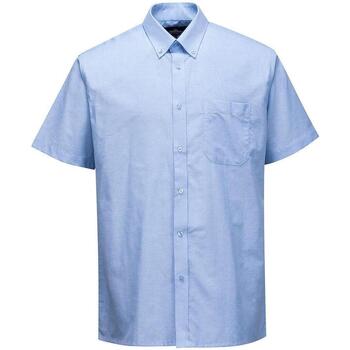 Vêtements Homme Chemises manches courtes Portwest  Bleu