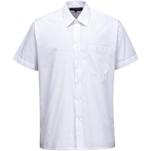 Vêtements Homme Chemises manches courtes Portwest Classic Blanc