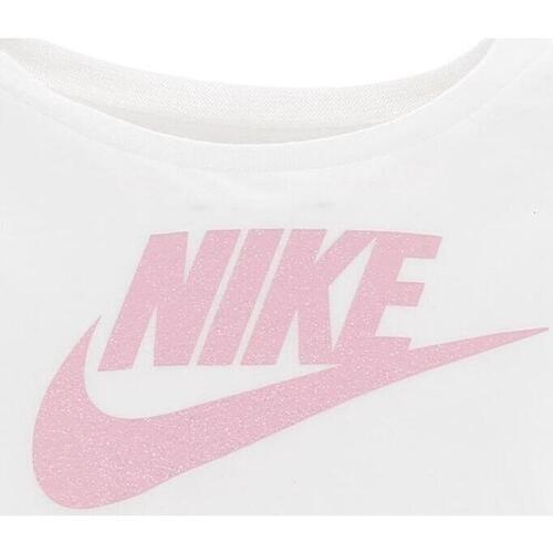 Vêtements Enfant T-shirts manches courtes zoom Nike futura ss tee Blanc