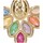 Montres & Bijoux Femme Boucles d'oreilles Luna Collection 71014 Multicolore