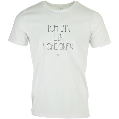 Vêtements Homme T-shirts manches courtes Civissum Ich Bin Ein Londoner Tee Blanc