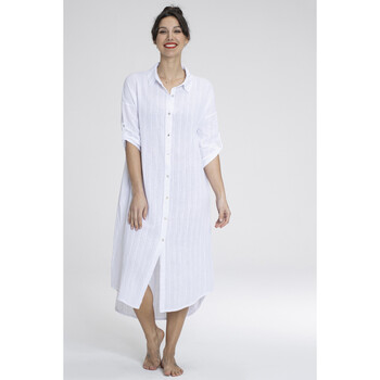 Vêtements Femme Robes Gerard Pasquier Robes chemise ROMANE Blanc