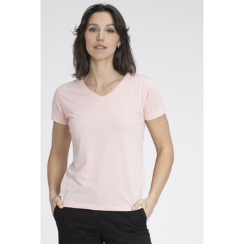 Vêtements Femme T-shirts & Polos Gerard Pasquier T-shirts col v MADDY Rose