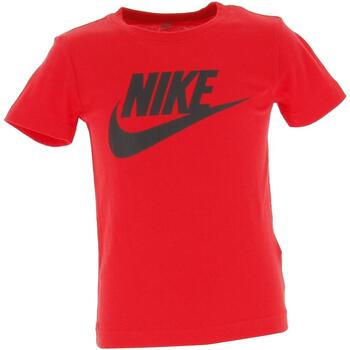 Vêtements Garçon T-shirts manches courtes for Nike Nkb  futura ss tee Rouge