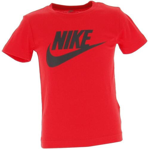 Vêtements Garçon T-shirts manches courtes for Nike Nkb  futura ss tee Rouge