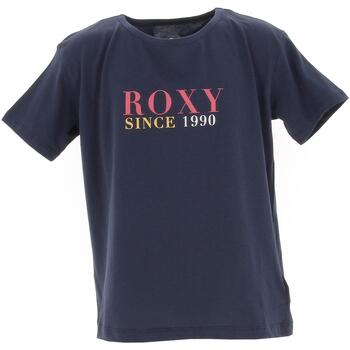 Vêtements Fille T-shirts Young manches courtes Roxy Rg star down medium Bleu