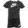 Vêtements Enfant T-shirts manches courtes Nike B nsw club ssnl short set Noir
