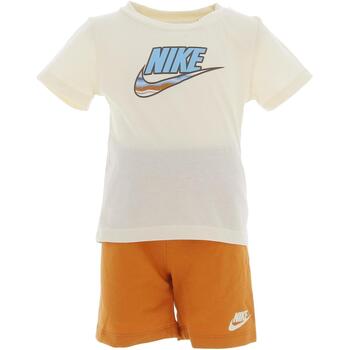 Vêtements Enfant T-shirts manches courtes floral Nike B nsw lnt short set Beige
