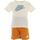 Vêtements Garçon T-shirts manches courtes Nike B nsw lnt short set Beige