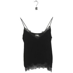 Vêtements Femme Débardeurs / T-shirts sans manche Notshy Camisole en velours Noir