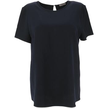 Vêtements Femme Débardeurs / T-shirts sans manche Parosh T-shirt en soie Bleu